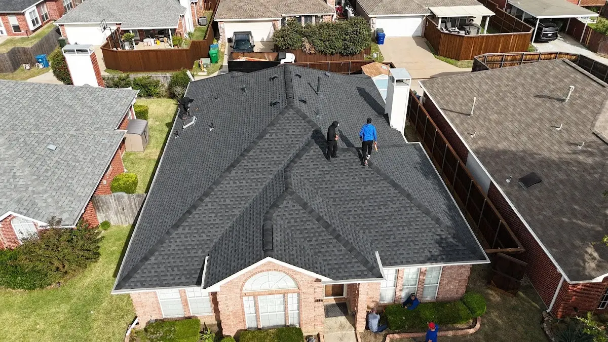 Slate & Tile Roof Repair work in progress on a Pinole property